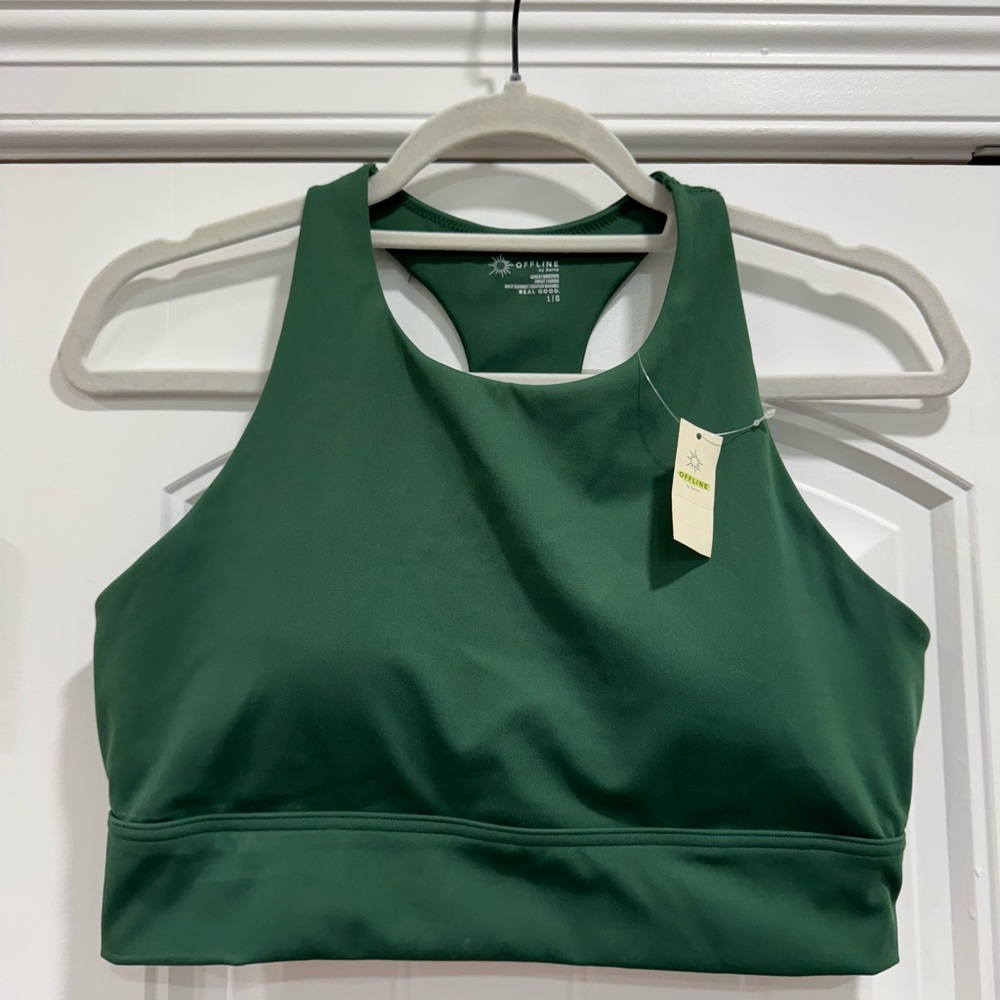 Aerie Offline Sports Bra - High Neck